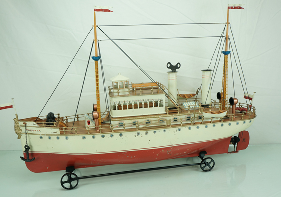 After German Marklin Tin toy Ship